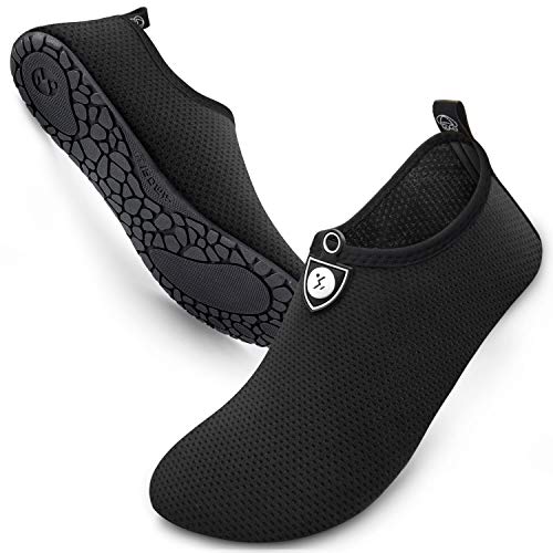 SIMARI Water Shoes for Women Men Aqua Socks Swim Surf Beach Barefoot Yoga Travel Camping Essentials Kayak Boat Accessories Quick-Dry Non Slip Adult Youth SWS002
