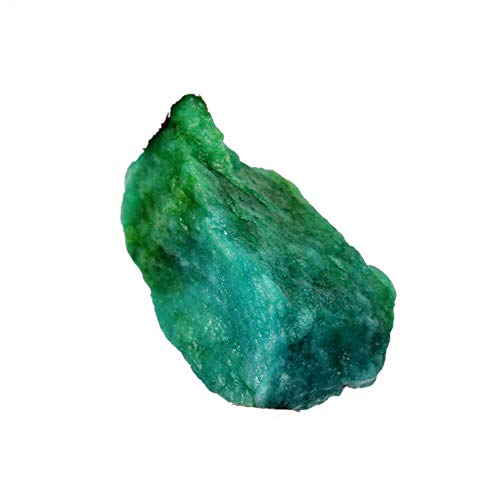 GEMHUB Natural Raw Green Emerald Gemstone 39.85 Carat Healing Crystal for Necklace Rough Emerald Gem for Jewelry