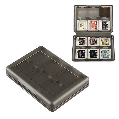 3DS Game Holder Card Case, 28-in-1 Game Holder Card Case Compatible with Nintendo NEW 3DS / NEW 3DS XL / 3DS / 3DS XL / DSi / DSi XL / DS / NEW 2DS /NEW 2DS XL / 2DS/ 2DS XL Catridge Storage Box