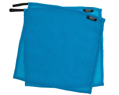 Lunatec Self-Cleaning Camping & Travel Washcloth with Hang Loop. Odor-Free, Quick Drying Exfoliating Shower Towel Travel Essential.