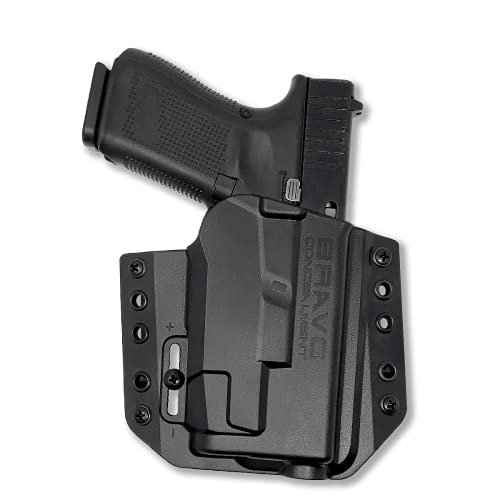Holster for Glock 19 23 32 with Streamlight TLR-7A - OWB Holster for Concealed Carry/Bravo Concealment