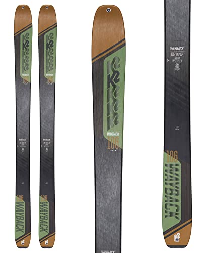 K2 Men's Wayback 106 Snow Skis, 179,