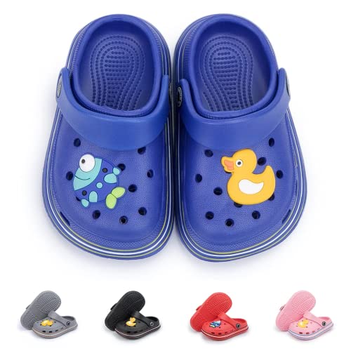 Casazoe Toddler Kids Boys Girls Cute Garden Water Clogs Sandals Slip On Shoes Slipper Slides Lightweight Outdoor Summer Infant Children Beach Pool Shoes (Baby/Toddler Kids)