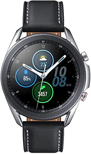 Samsung Galaxy Watch 3,Heart Rate Monitor (45mm, Mystic Silver) (Renewed)