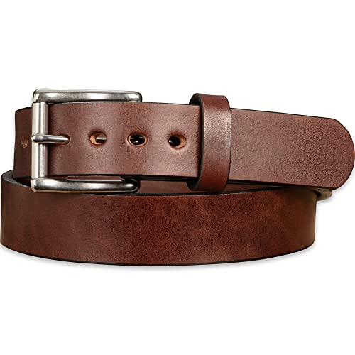 Bullhide Belts Mens Leather Belt for Casual, Dress, 1.50' Wide, Brown, 38'