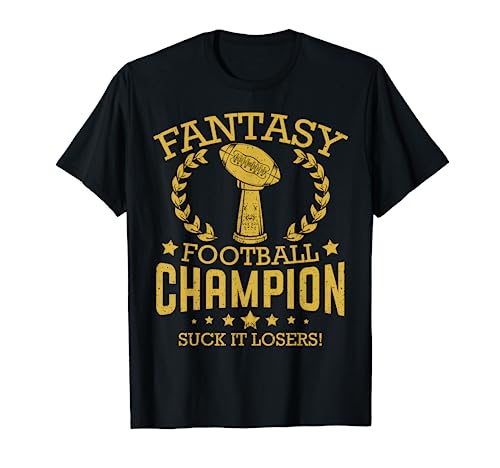 Fantasy Football Funny Champ Champion Draft 2019 T-Shirt