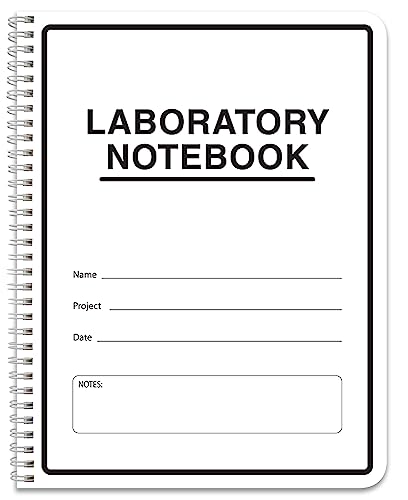 BookFactory Carbonless Lab Notebook (Scientific Grid Format) - Contains Carbon Copies 8.5' x 11', 50 Sets of Pages, 100 Sheets Total - Duplicator [Wire-O Bound] (LAB-050-WTG-D)