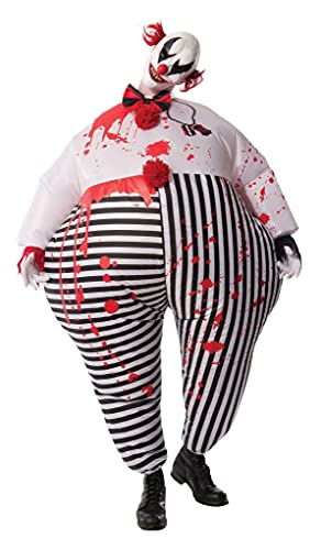 Rubie's Men's Inflatable Evil Clown Adult Sized Costumes, As Shown, Standard US