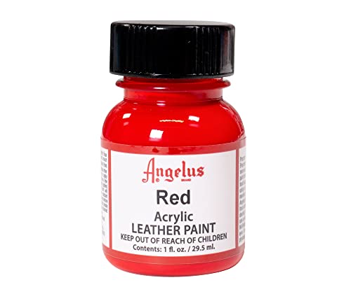 Angelus Acrylic Leather Paint Red 1oz