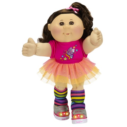 Cabbage Patch Kids Twinkle Toes: Caucasian Girl Doll, Brunette, Brown Eyes
