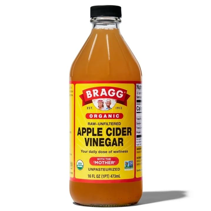 Bragg Organic Raw Apple Cider Vinegar, 16 Ounce (1 pack)