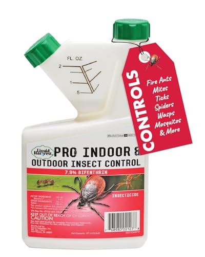 7.9% Bifenthrin Insecticide Concentrate (Compare to Talstar) – Professional Indoor & Outdoor Insect Control - Kills on Contact - Fire Ants, Ticks, Gnats, Fleas & More - 16 Ounces