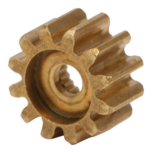 Eujgoov 12 Tooth Brass Servo Gear Hardened Pinion Gear Servo Accessories Replacement for MOD 0.8 Gear