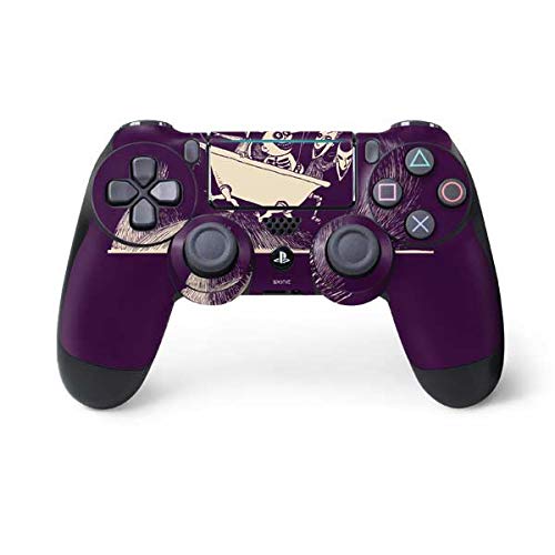 Skinit Decal Gaming Skin Compatible with PS4 Pro/Slim Controller - Officially Licensed Disney The Nightmare Before Christmas Lock Shock and Barrel Art Design