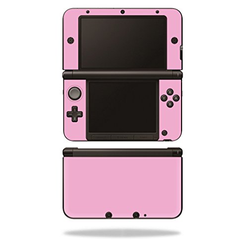 MightySkins Skin Compatible with Nintendo 3DS XL Original (2012-2014 Models) Sticker Wrap Skins Solid Pink