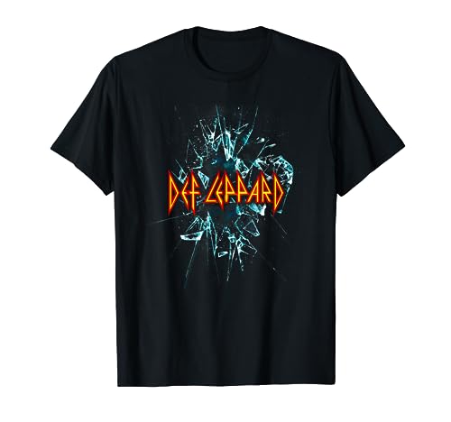 Def Leppard Classic Black Album T-Shirt - 100% Cotton, Adult Short Sleeve Tee