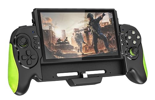 Hawksbill Nintendo Switch & OLED Compatible Handheld Controller, Plug and Play, Charging, Turbo and Auto Function