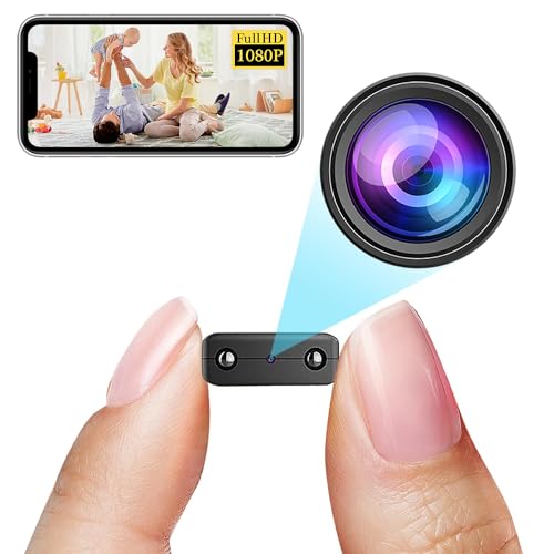 Smallest Spy Camera,Hidden Camera Detector,HD1080P Wireless Wif Camera, Mini Video Surveillance,Baby Monitor Camera with Night Vision,Motion Detection,Cloud Storage for Security with iOS Android APP