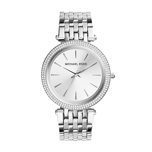 Michael Kors Darci Three-Hand Silver-Tone Stainless Steel Women's Watch (Model: MK3190)