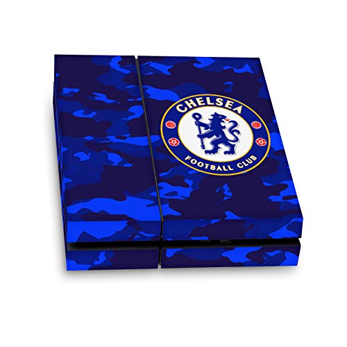 Head Case Designs Officially Licensed Chelsea Football Club Camouflage Mixed Logo Vinyl Sticker Gaming Skin Decal Cover Compatible with Sony Playstation 4 PS4 Console