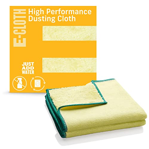 E-Cloth High Performance Dusting Cloth - Microfiber Dusters for Cleaning, Supplies for Housekeeping - Washable Cloths for Cleaning - Reusable Microfiber Cleaning Cloths - 2 Pack