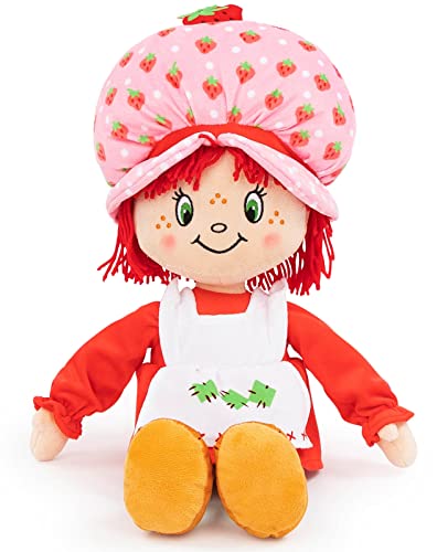 Strawberry Shortcake Plush Pillow Buddy - Super Soft Stuffed Character Pillow - Polyester Microfiber, 18 Inches