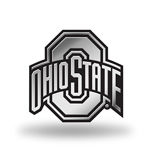 Rico Industries NCAA Ohio State Buckeyes Chrome Finished Auto Emblem 3D Sticker