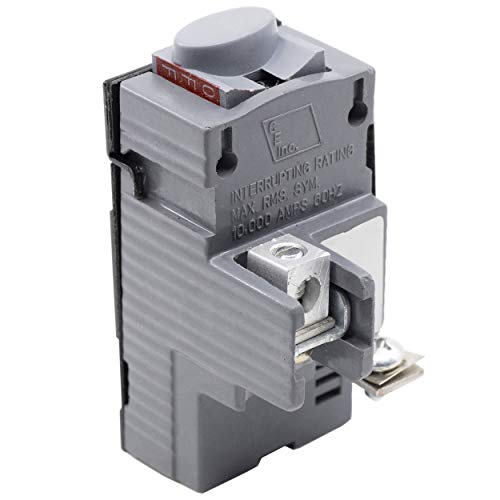 Connecticut Electric UBIP120-New Pushmatic P120 Replacement. One Pole 20 Amp Circuit Breaker, Gray