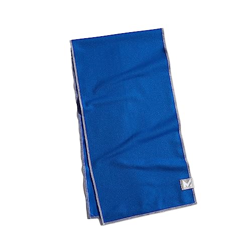 MISSION Max Plus Cooling Towel - Cooling Neck Towel, Cool When Wet - UPF 50 Sun Protection - Blue