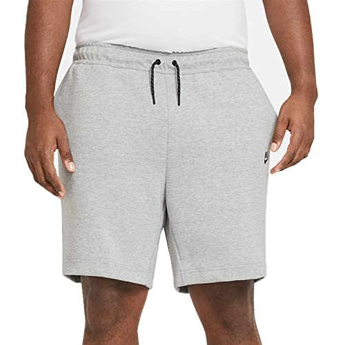 Nike Men's Sportswear Tech Fleece Shorts (Dark Grey Heather/Black, Small)