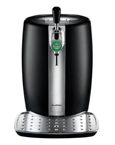 KRUPS and HEINEKEN B100 BeerTender with Heineken Draught Keg Technology,Black, 17.91 cu.ft.