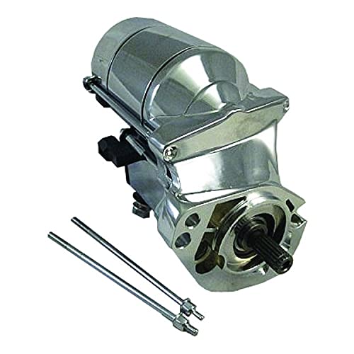 New Chrome Starter Compatible With 1991-1993 Harley Davidson FLHS Electra Glide Sport 3155289, 3155289A, 3155289B, 3155390, 3155390A, 3155890, 3157089, SHD0003C, 41052276