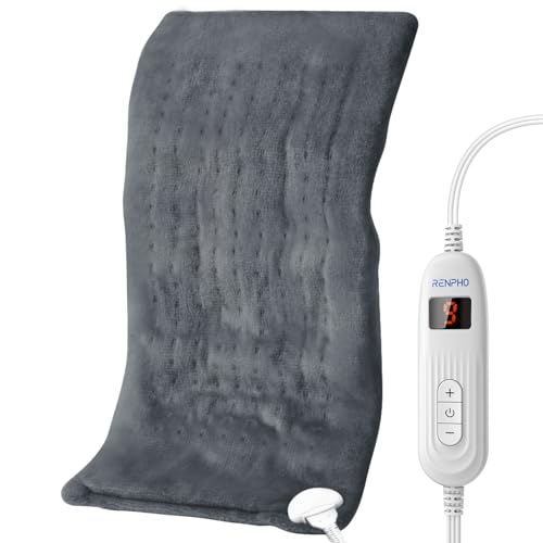 Heating Pad, RENPHO Heating Pad for Back Pain Relief & Cramps Relief, Mothers Day Gifts for Mom, FSA HSA Eligible, 10 Heat Settings, Auto Shut Off, Gifts for Women Men, ETL Certified, 12' x24''