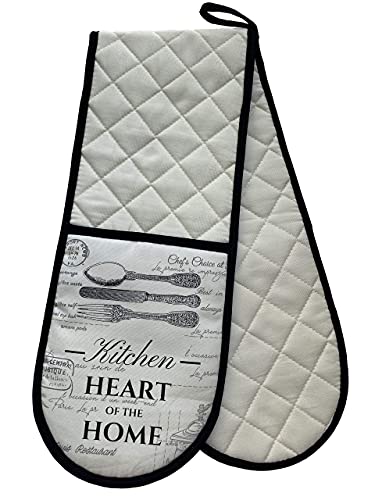 Grevy Cotton Double Oven Mitts Heart of The Home