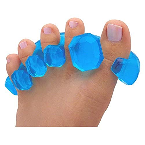 YogaToes GEMS: Gel Toe Stretcher & Separator - America’s Choice for Fighting Bunions, Hammer Toes (Small fits Shoe Sizes W: 7.5-11 / M: 7-10,) 1 Pair