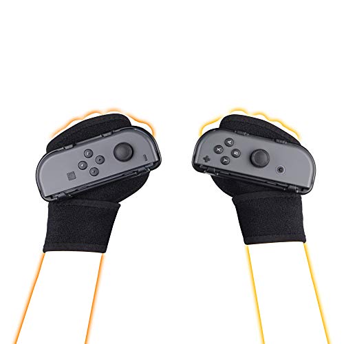 Switch 2024 Just Dance JoyCon Grip（2 Pack) Party Gift Wrist Strap Boxing Design (Free The Hands,Dance Freely with Rhythm) for Switch Just Dance 2023 2022 2021 2020 2019 Gray