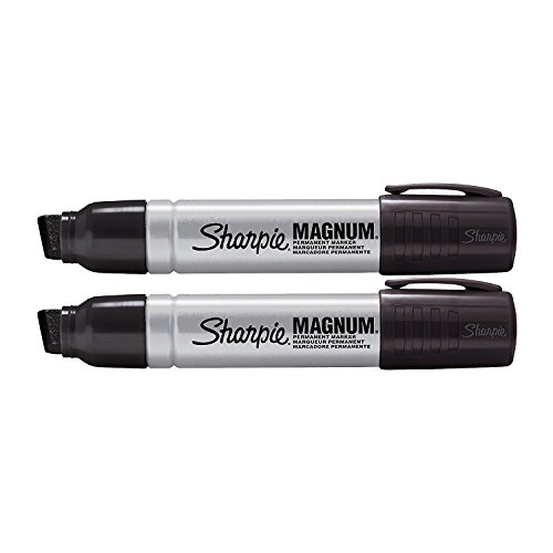 Sharpie 2 Pack 44101 Magnum Permanent Marker Black