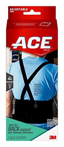 ACE - MMM208605 Work Belt Back Support, Helps provide back support when lifting in the workplace,, One Size Fits Most
