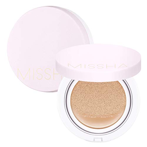 MISSHA Magic Cushion Foundation No.23 Natural Beige for light with neutral skin tone, Flawless Coverage, Dewy Finish, Easy Application for All Skin Types