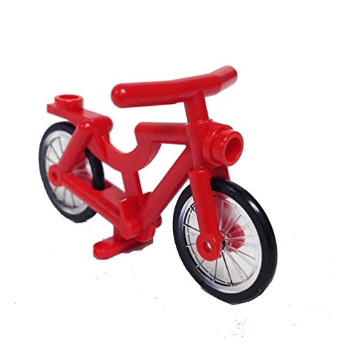LEGO Parts: Bicycle, Complete Assembly (Red)