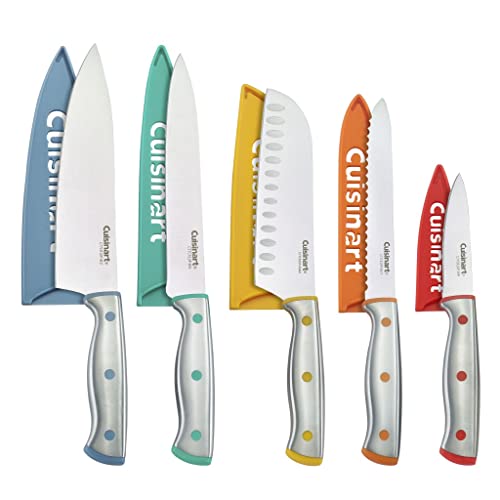 Cuisinart C77CR-10P 10pc Stainless Steel ColorCore Color Rivet Set with Blade Guards