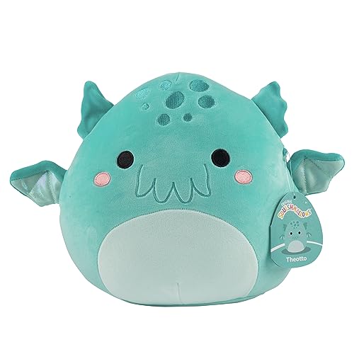 Squishmallows 10' Theotto The Blue Cthulhu Plush - Official Kellytoy - Collectible Soft & Squishy Cthulhu Stuffed Animal Toy - Add to Your Squad - Gift for Kids, Girls & Boys - 10 Inch
