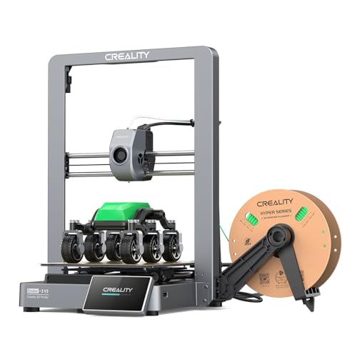2024 Creality Ender 3 V3 3D Printer, Max Speed 600mm/s Faster Printing Core XZ Structure, Dual-Gear Direct Extruder, Auto-Leveling, Intelligent Self-Check, Printing Size 8.66x8.66x9.84 inch