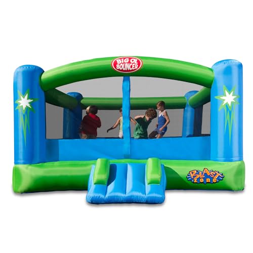 Blast Zone Big Ol Bouncer - 15x12 Inflatable Bounce House with Blower - Huge - Premium Quality - Great For Events - Holds 6 Kids