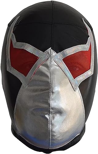 Deportes Martinez Lucha Libre Mexican Wrestling Pro-Fit Lycra Luchador Mask Adult Size (Bane Supervillian)