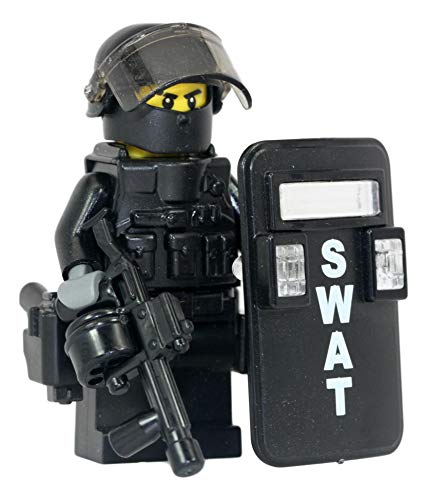 Modern Brick Warfare SWAT Police Riot Control Officer Custom Minifigure