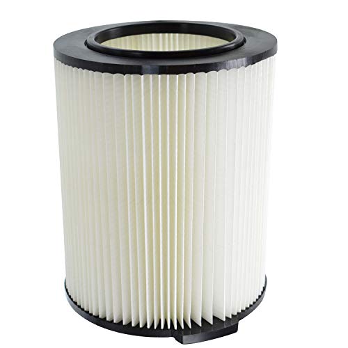 VF4000 Replacement Filter for Ridgid 72947 Wet Dry Vac 5 to 20-Gallon 6-9 Gal Husky Craftsman 17816 Vacuum Compatible WD5500 WD0671 WD1270 RV2400A RV2600B Washable & Reusable Standard Wet/dry Vac Filt