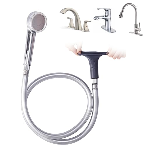 Sneatup Universal Faucet Hose Attachment Set with Showerhead