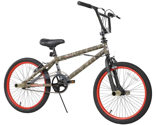 Dynacraft Mossy Oak 20-Inch Boys BMX Bike for Age 7-14 Years