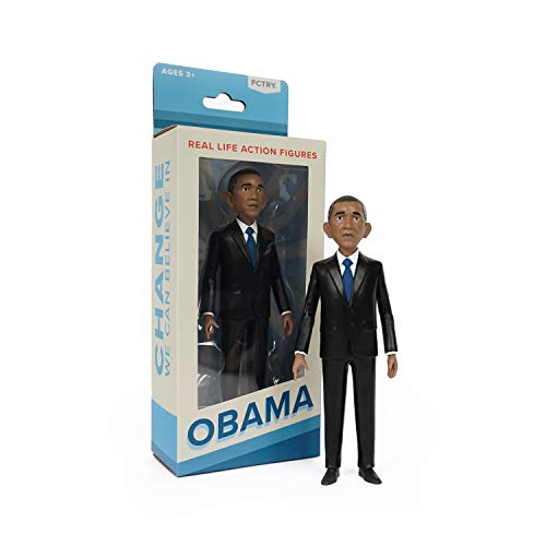 FCTRY Barack Obama Real Life Political Action Figure: Post-Presidency Barack Obama Collectible Figurine, Perfect for Collectors, Gift Ideas & Souvenirs